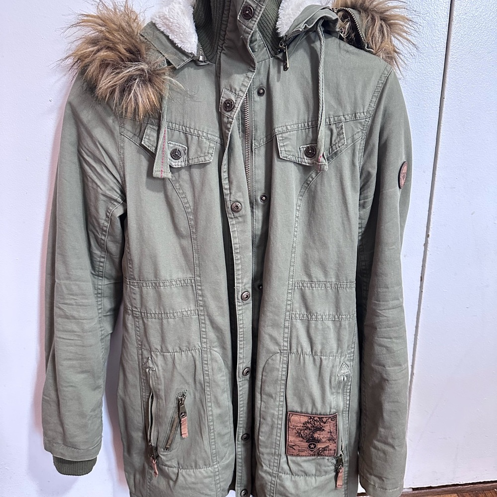 Green Parka Jacket top gun